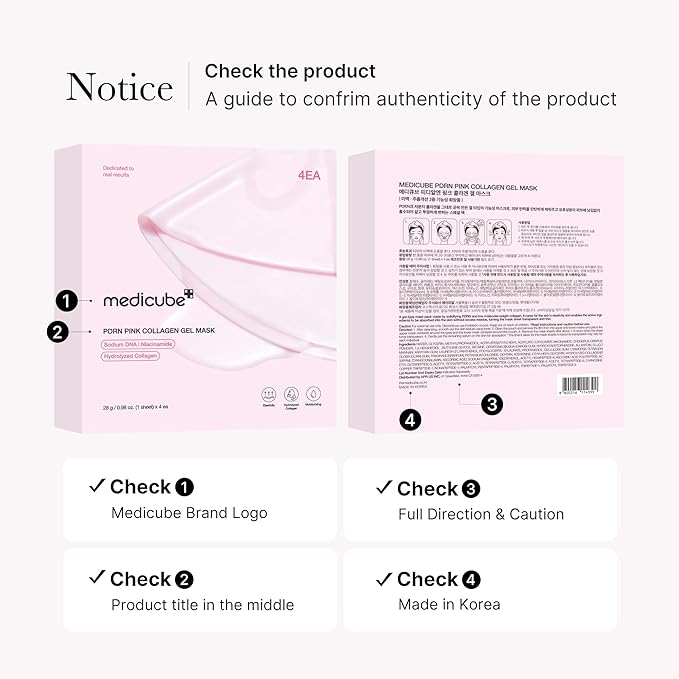 medicube Salmon DNA PDRN pink collagen jelly gel mask | overnight face mask for glass glow skin- elasticity, hydrating, firming and moisturizing | korean skincare, 28g, 4ea