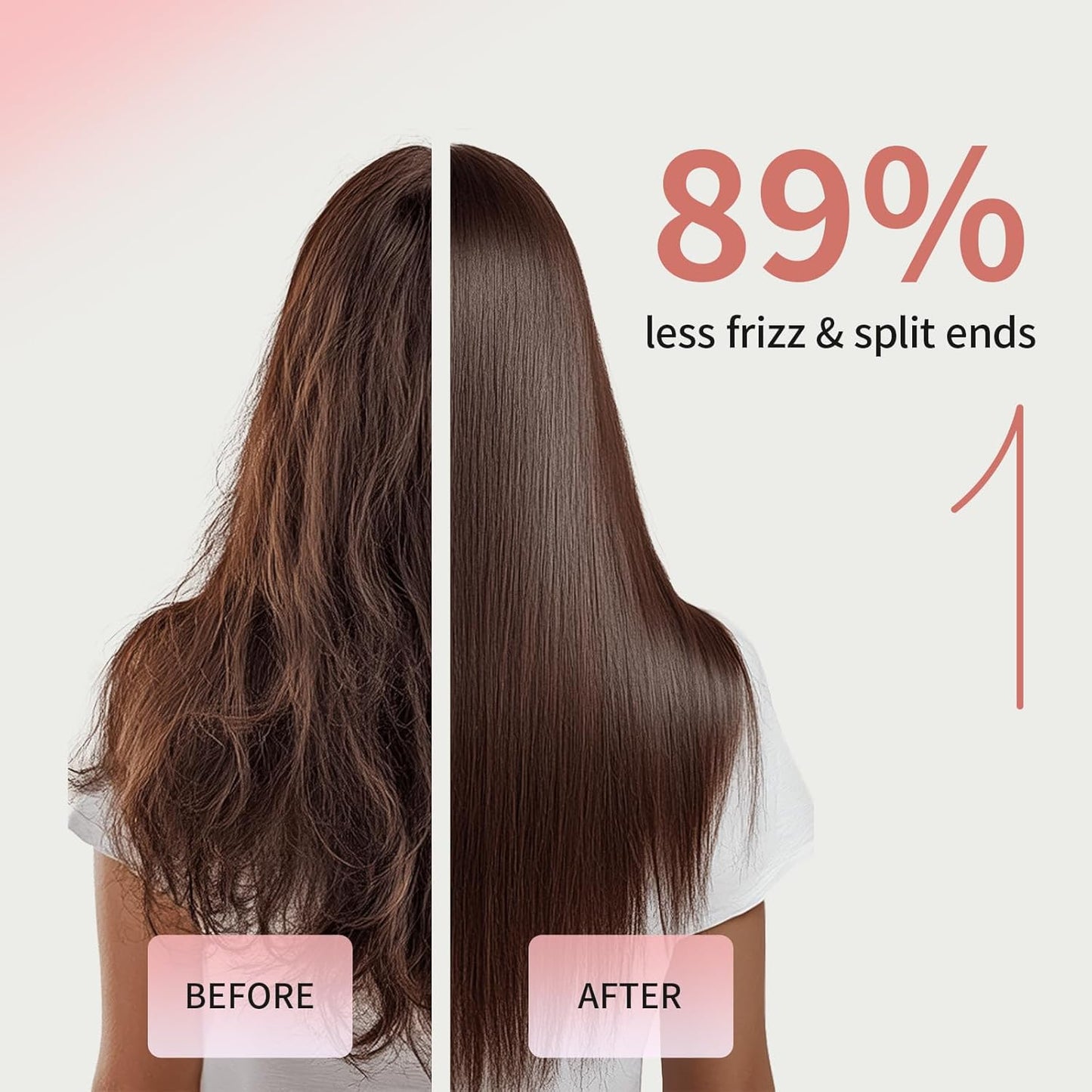 MELBANG Paddle Hair Brush（Soft Bristles） – Pink Hair Brush for Women & Men, Adults & Kids, Ideal for Thin, Damaged Hair, Wet & Dry Use, Detangling & Smoothing Brush