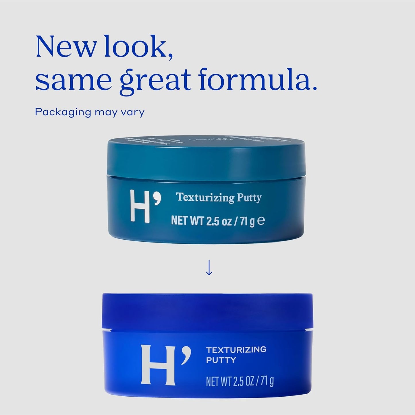 Harry's Texturizing Hair Putty for Men with Malleable Hold with Matte Finish - 2.5 oz - No Parabens or Sulfates - PACKAGING MAY VARY