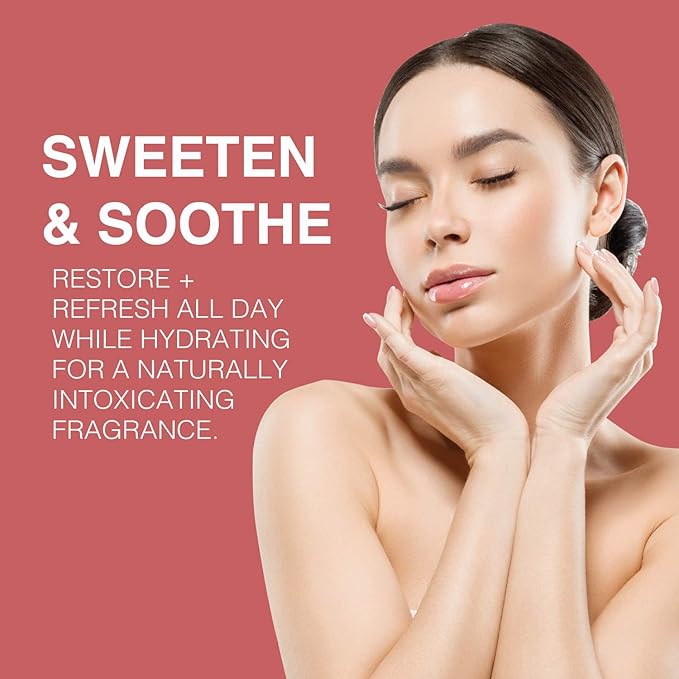 | Amaranth Refreshing Lightly Scented Floral Roll-On Perfume Body Oill - Body Oils for Women Perfume - Enriched w/Apricot Oil, Sweet Almond Oil, Fractionated Coconut Oil - 1OZ