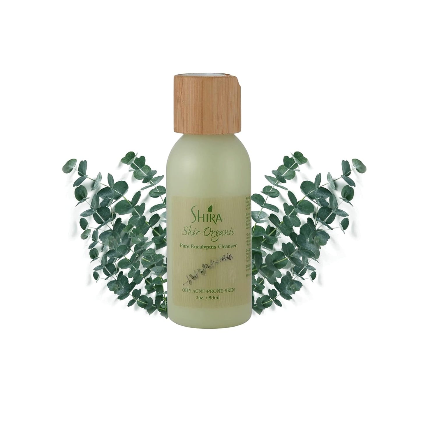 Shira Shir-Organic Pure Eucalyptus Cleanser With Hydrating, Antibacterial Quality And Treatment For Acne Prone For Normal To Oily Skin-(89 ML)