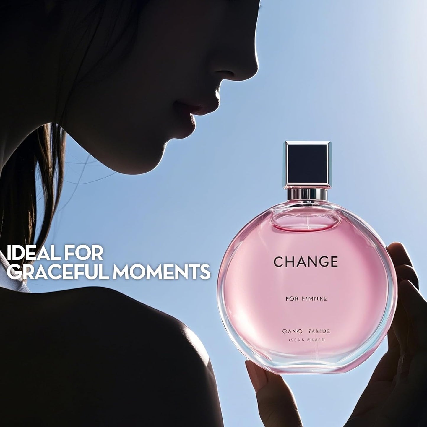 Women Perfume 2PCS Combo La Vida Bella/Change Women Eau De Parfum Long Lasting Fragrance 3.4 Fl Oz Spray Each for Daily Used