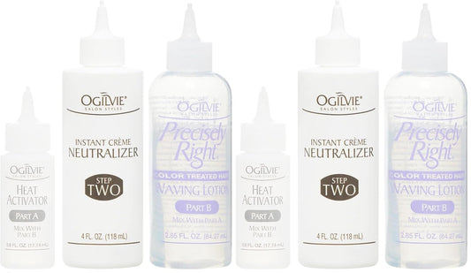 Ogilvie Salon Styles Professional Conditioning Perm for Color Treated, Thin or Delicate Hair (Pack of 2)