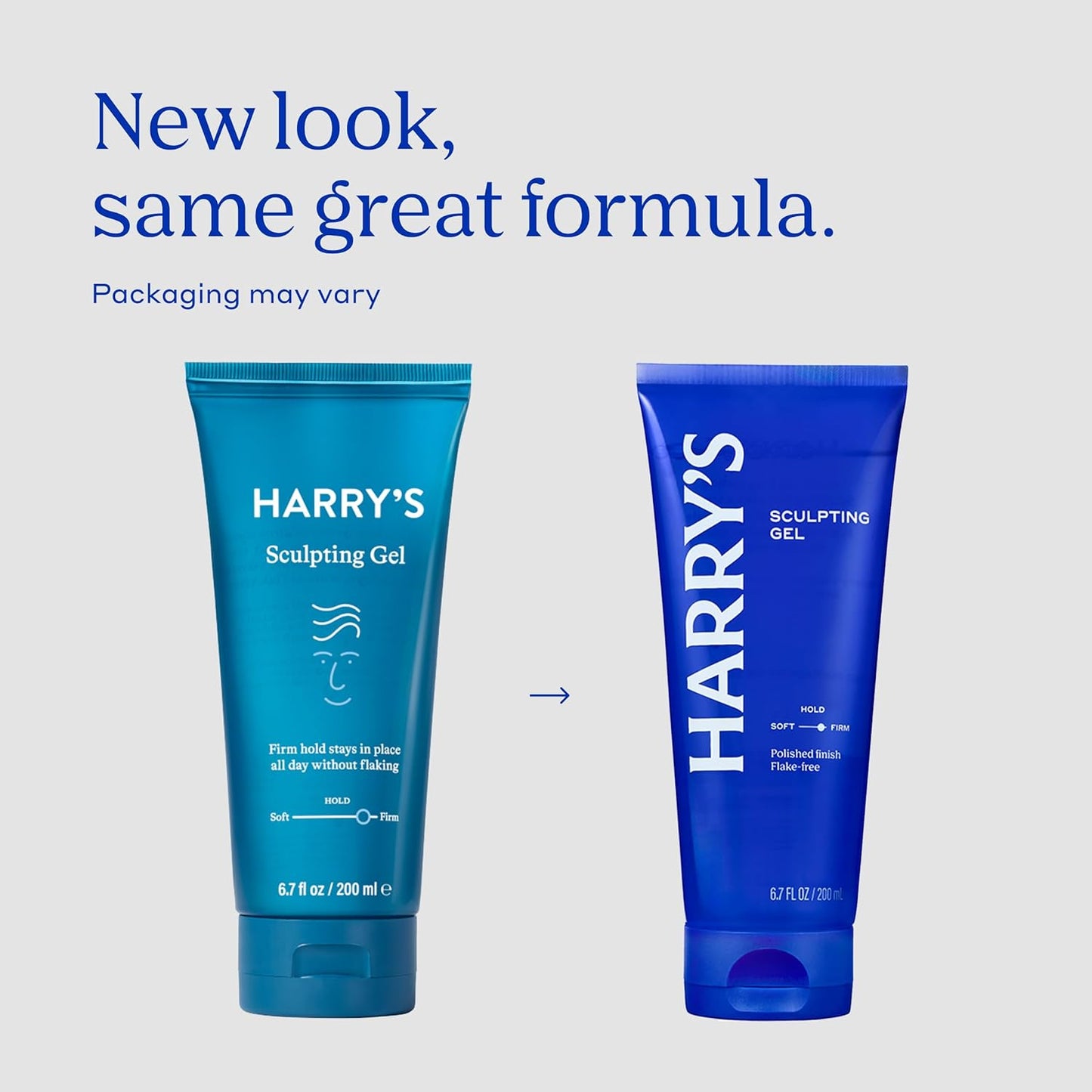 Harry's Sculpting Hair Gel for Men with Firm Hold and Polished Finish - 6.7 fl oz - Alcohol-Free Formula (Pack of 2)