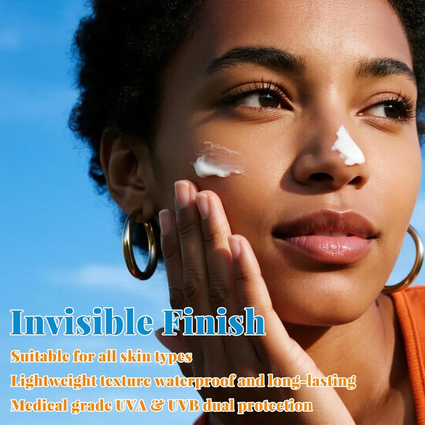 JAAN Korean Moisturizing Sunscreen SPF 50+ Pa++++, Broad Spectrum Care Sun Lotion for Face, Facial UV Protection, Non-Greasy & No White Cast, Safe for All Skin Types, Milk White, 1.69fl.Oz./50ml