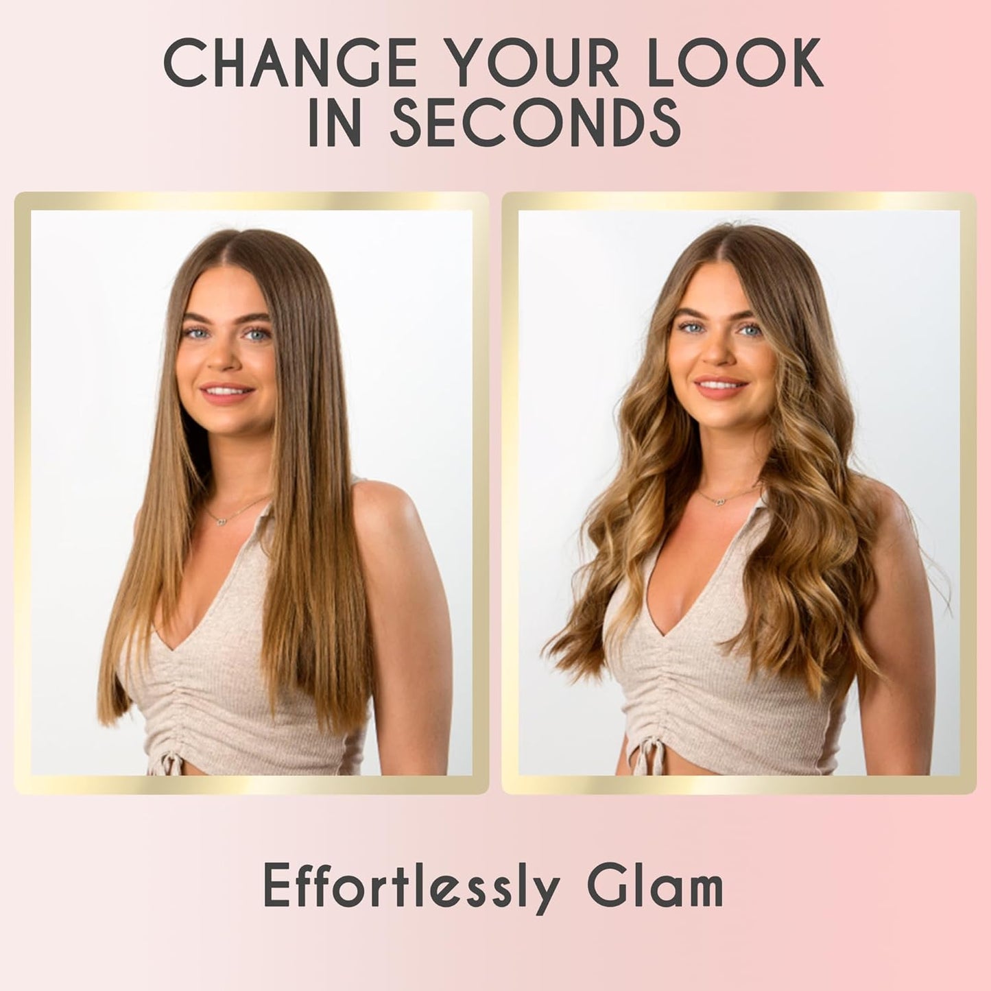 ELLA BELLA® Curling Iron 1 Inch & Hair Protection Oil • Professional Hair Curler • Curling Wand • Ceramic Curling Irons • Transform Your Look in Seconds • Suitable for All Hair Types