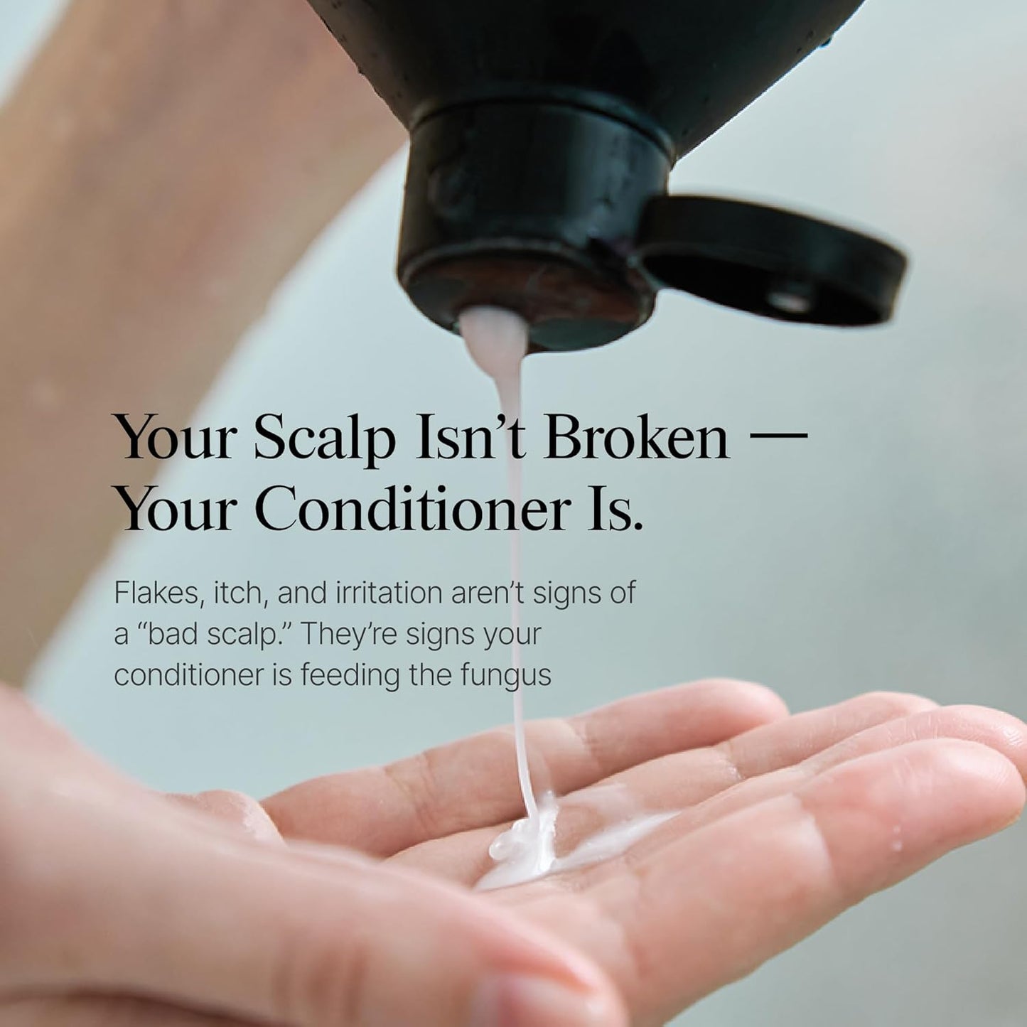 Dermazen Nourishing Conditioner | Hydrates, Smooths & Enhances Scalp Health | Dandruff & Seborrheic Dermatitis Safe | Frizz-Free Shine with MCT & Rosemary Essential Oil | For All Hair Types | 8 fl oz