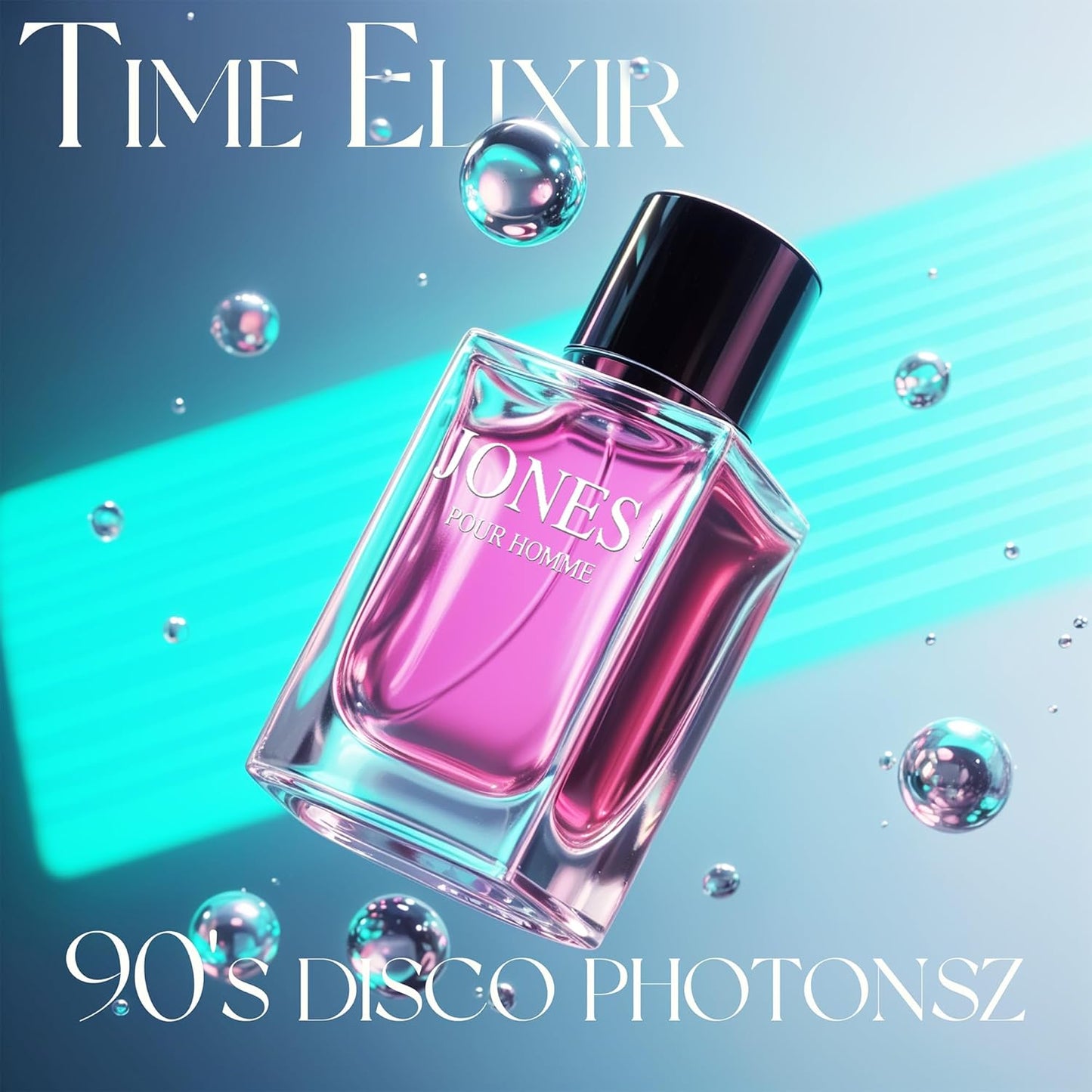 Jones Cologne for Men Natural Eau de Toilette 3.4 Fl Oz with Cinnamon, Jasmine, Vanilla & Sandalwood Notes Fragrance Alcohol-Free Luxury Men's Perfume for Daily Use