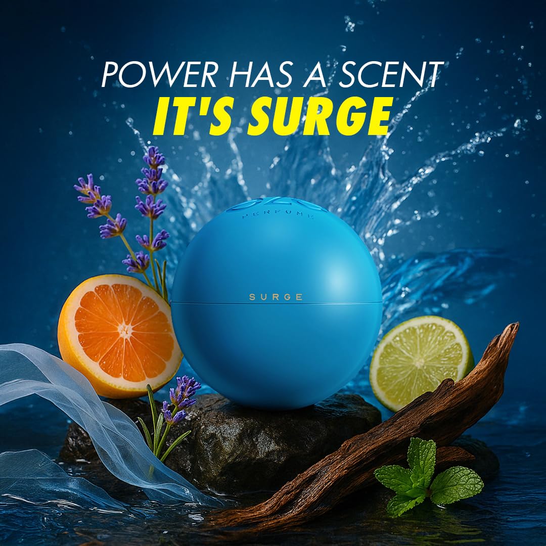 SURGE 75ml EDP Premium Long Lasting Fragrance | Luxury Masculine Scent for Men | Affordable | Vegan | Cruelty Free | Perfume for Men | Skin Safe | Travel Friendly Perfume