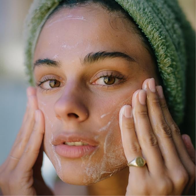 Salt & Stone Face Wash for Women & Men, Spirulina & Yuzu Gentle Facial Cleanser, Makeup Remover Pore Minimizer with Hyaluronic Acid, Squalane, Skin Care for All Skin Types, Vegan, Cruelty Free, 7.2 oz