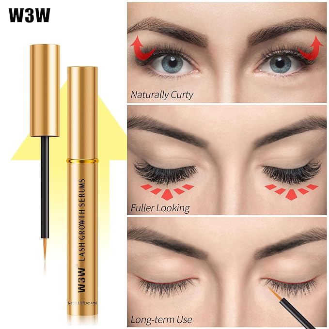 Lash serum, 2025 Upgraded, Rapid Eyelash Growth Serum for Stronger,Healthier Lashes,Eyebrow Growth Serum,Natural Ingredients(Upgraded Lash Surem)