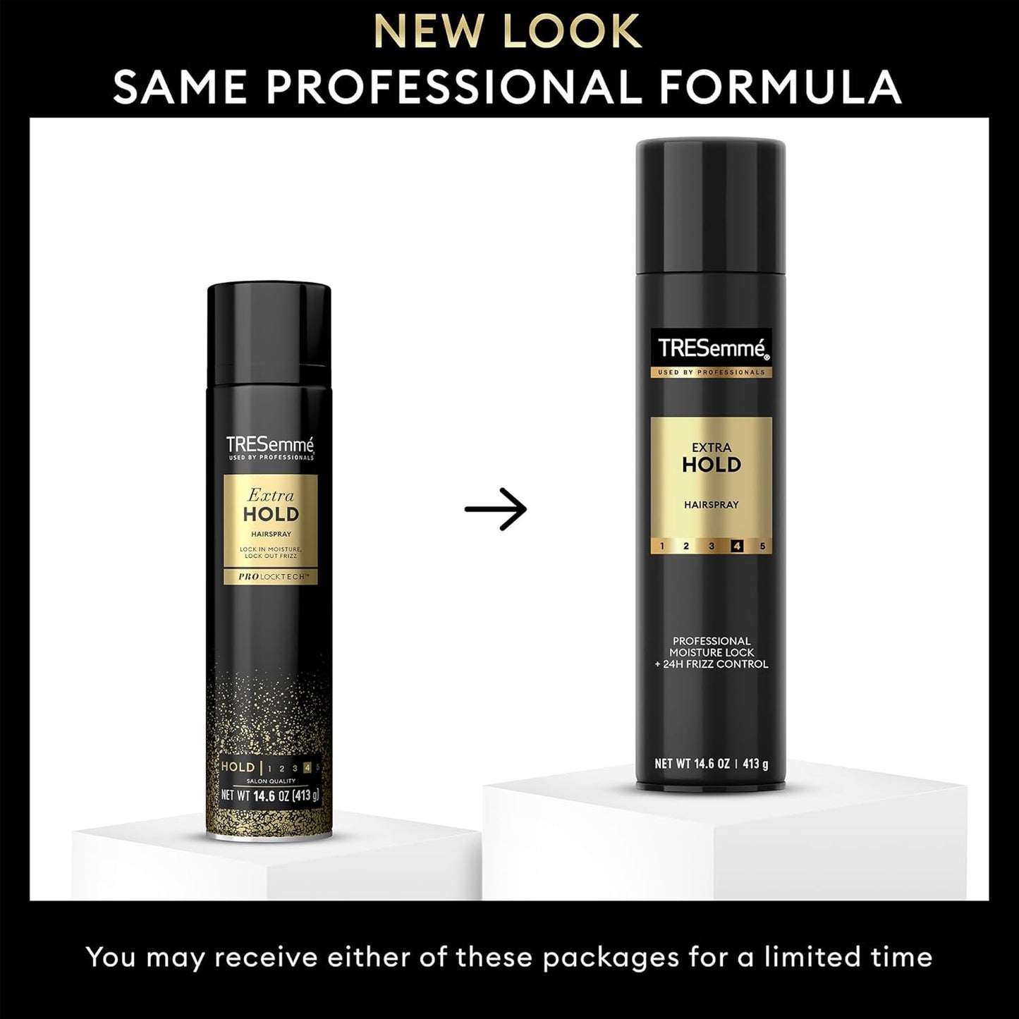 TRESemmé Hairspray, Extra Hold, 2-Pack, Moisturizing Hair Spray, 24H Frizz Control + Keratin Repair Mask (3 Piece Set)