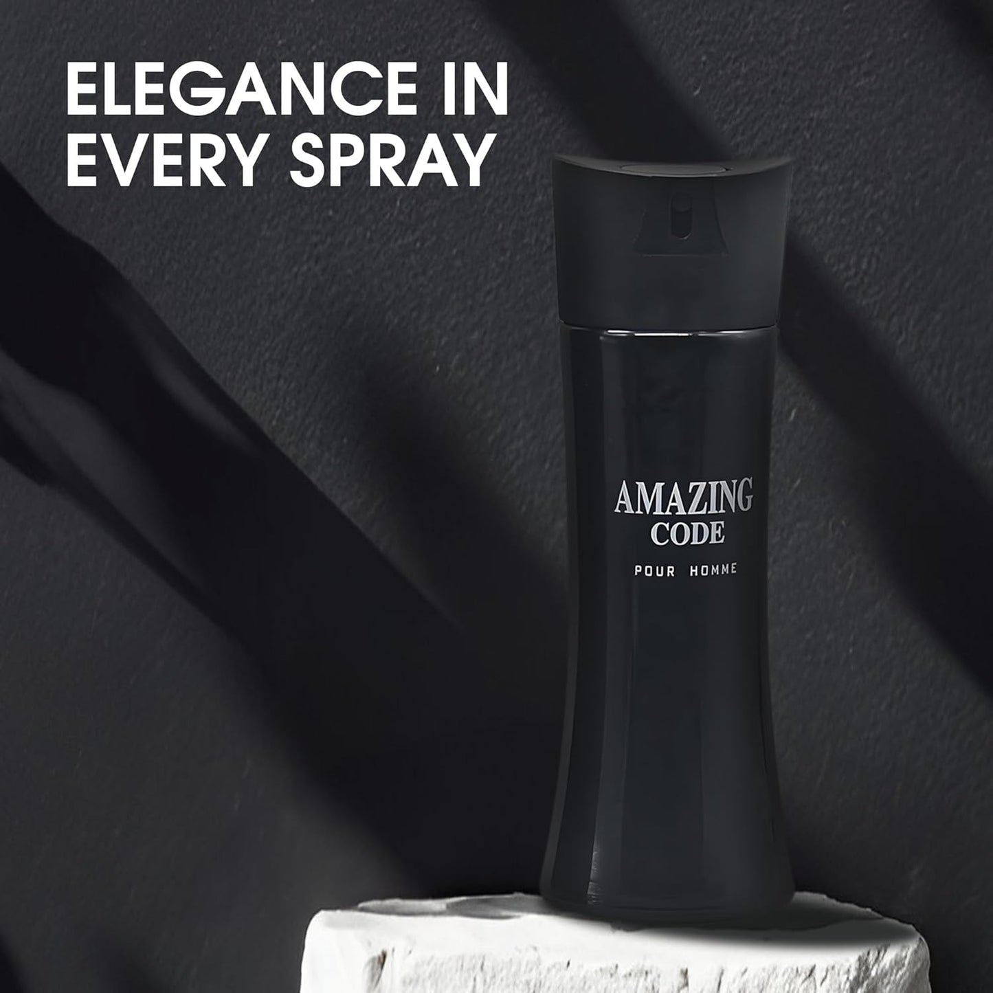 Amazing Code Men's Cologne,Bold Scent Eau de Toilette,3.4 Fl Oz Perfume for Men Every Day Used