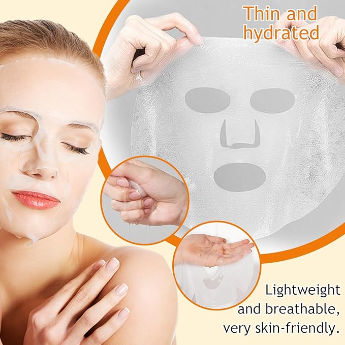 Vitamin C Skincare Set,Hydrating Travel Size Face Wash,Moisturizing Face Toner & Face Serum & Face Cream,Eye Cream Skin Care Gift Set for Women（9PCS)