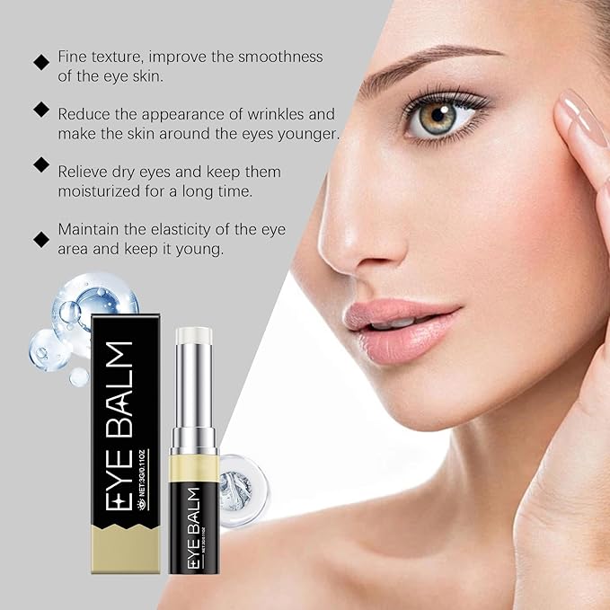 Lumibalm Erases Eye Bags within Minutes, Lumibalm for Under Eye Bags Lumibalm Eye Serum Lumibalm Stick for Under Eye Bags Turmeric Retinol Anti Aging Eye Cream Stick Reduce Fine Lines (2)