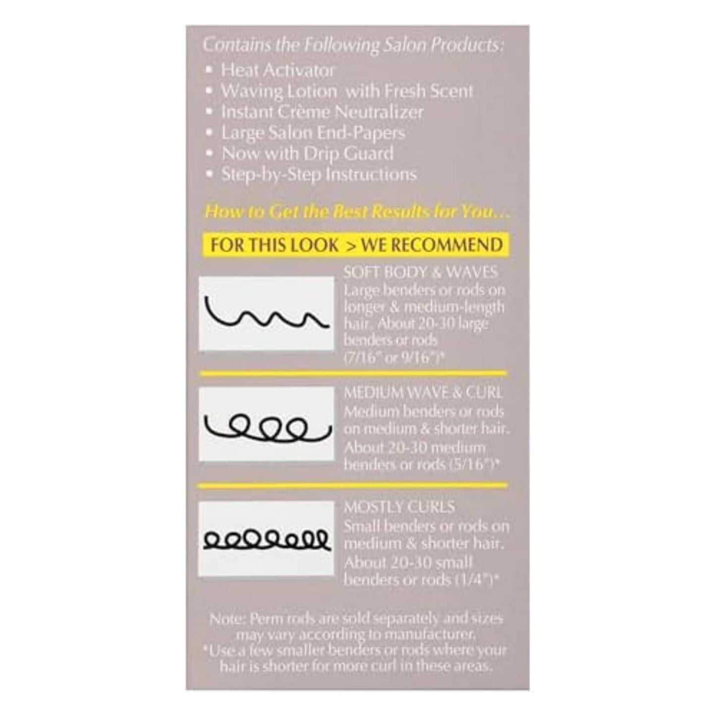 Ogilvie Salon Styles Precisely Right Professional Conditioning Perm Kit - Ideal for Color-Treated, Thin, or Delicate Hair - 1 Application