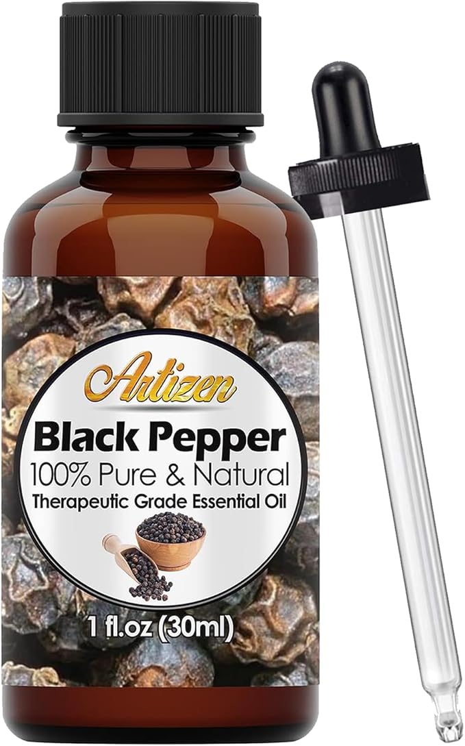 Artizen 30ml Oils - Black Pepper Essential Oil - 1 Fluid Ounce