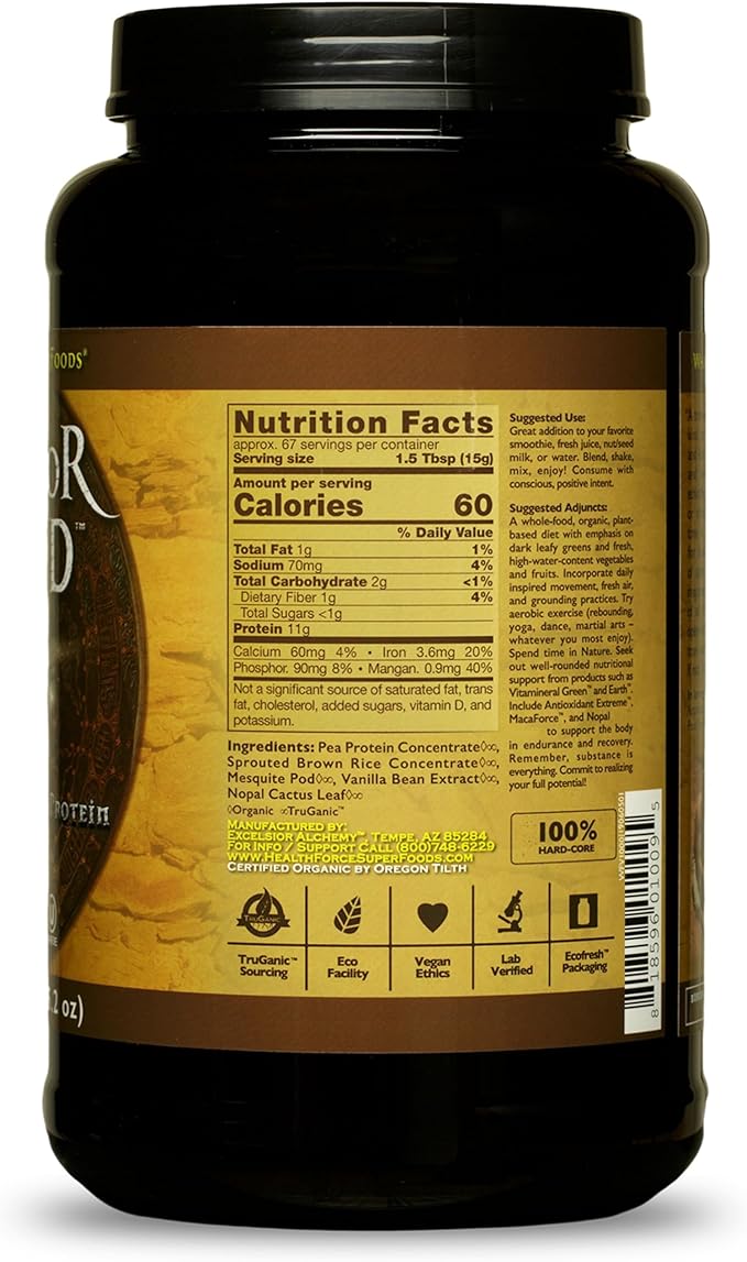 HEALTHFORCE SUPERFOODS Warrior Food Protien Powder 1000 Grams