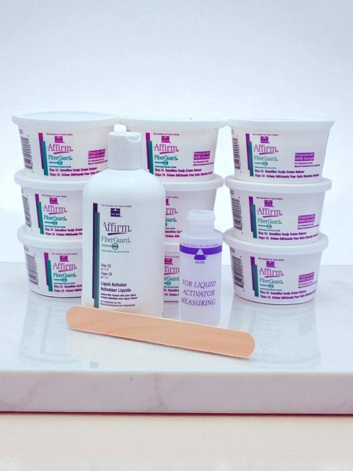 Kit Fiber Guard Sensitive Scalp Creme Relaxer System – Kit 9 Applications - For Sensitive Scalps