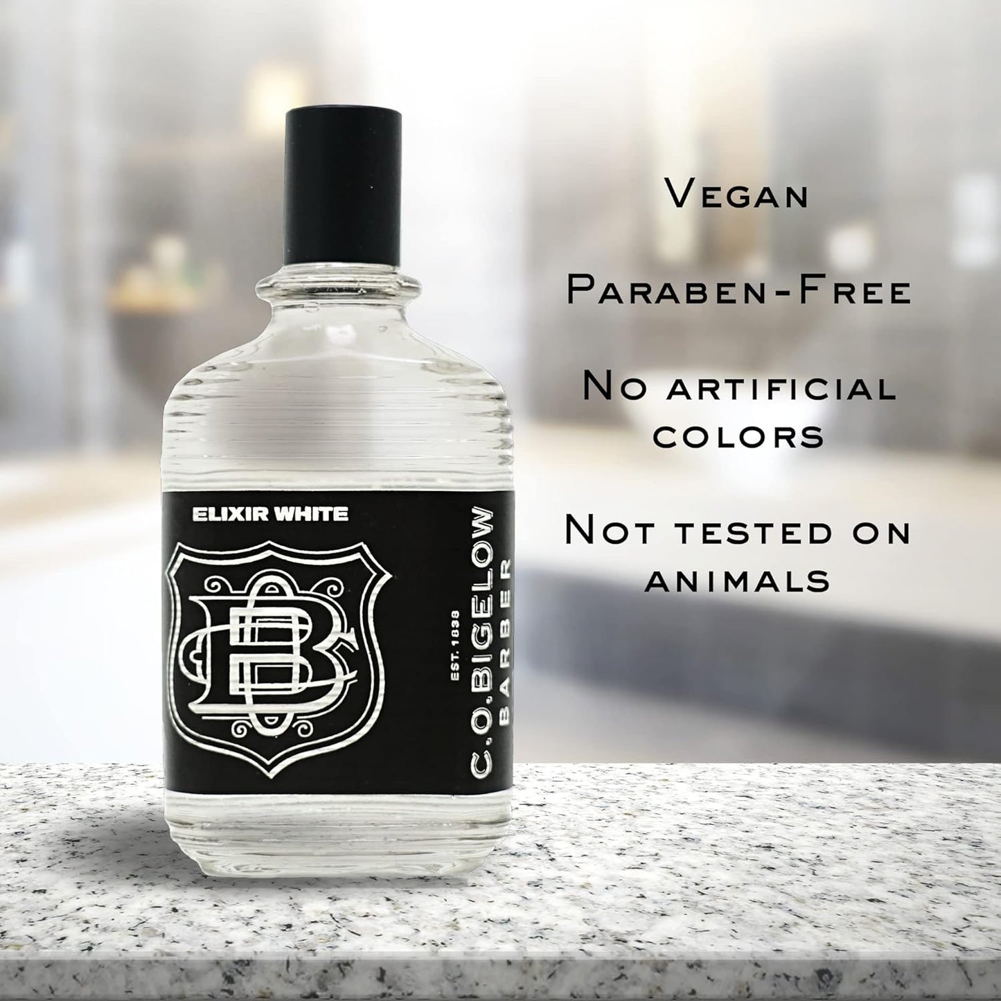 C.O. Bigelow Elixir White Cologne for Men, Spice & Citrus Fragrance, Long Lasting Men's Cologne, Elixir Perfume for Men, 2.5 Fl Oz