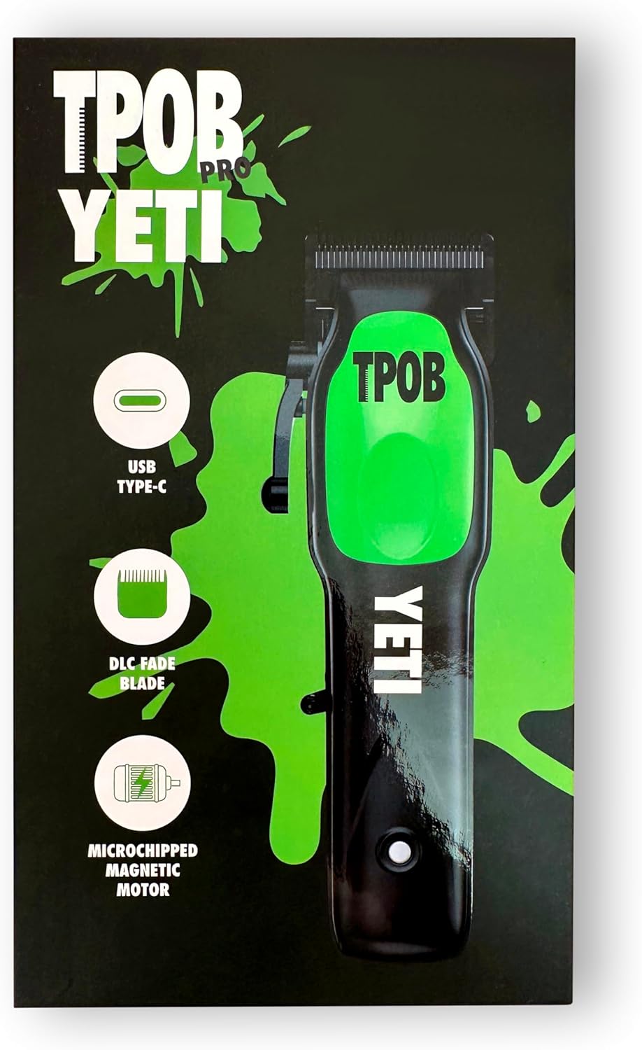 TPOB YETI Magnetic Microchipped 10000 RPM Professional Hair Clipper