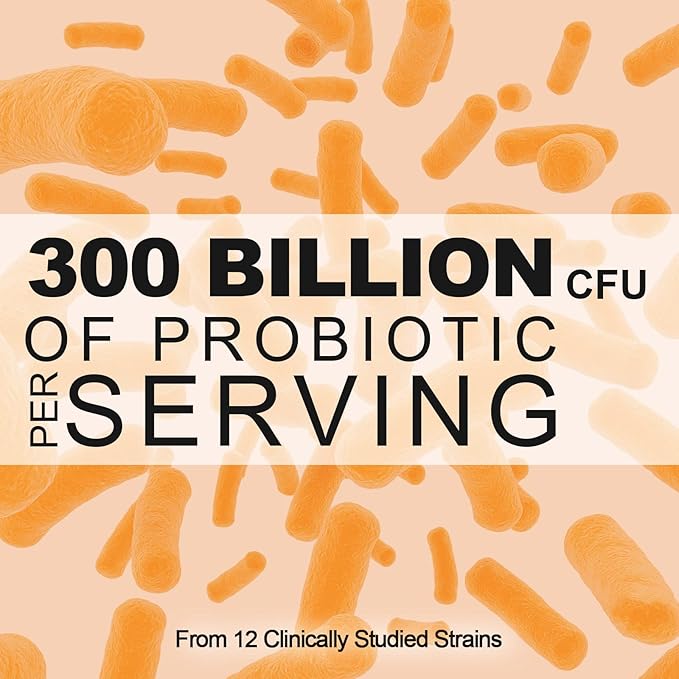 300 Billion CFU Probiotics 12 Probiotic 60 Capsules