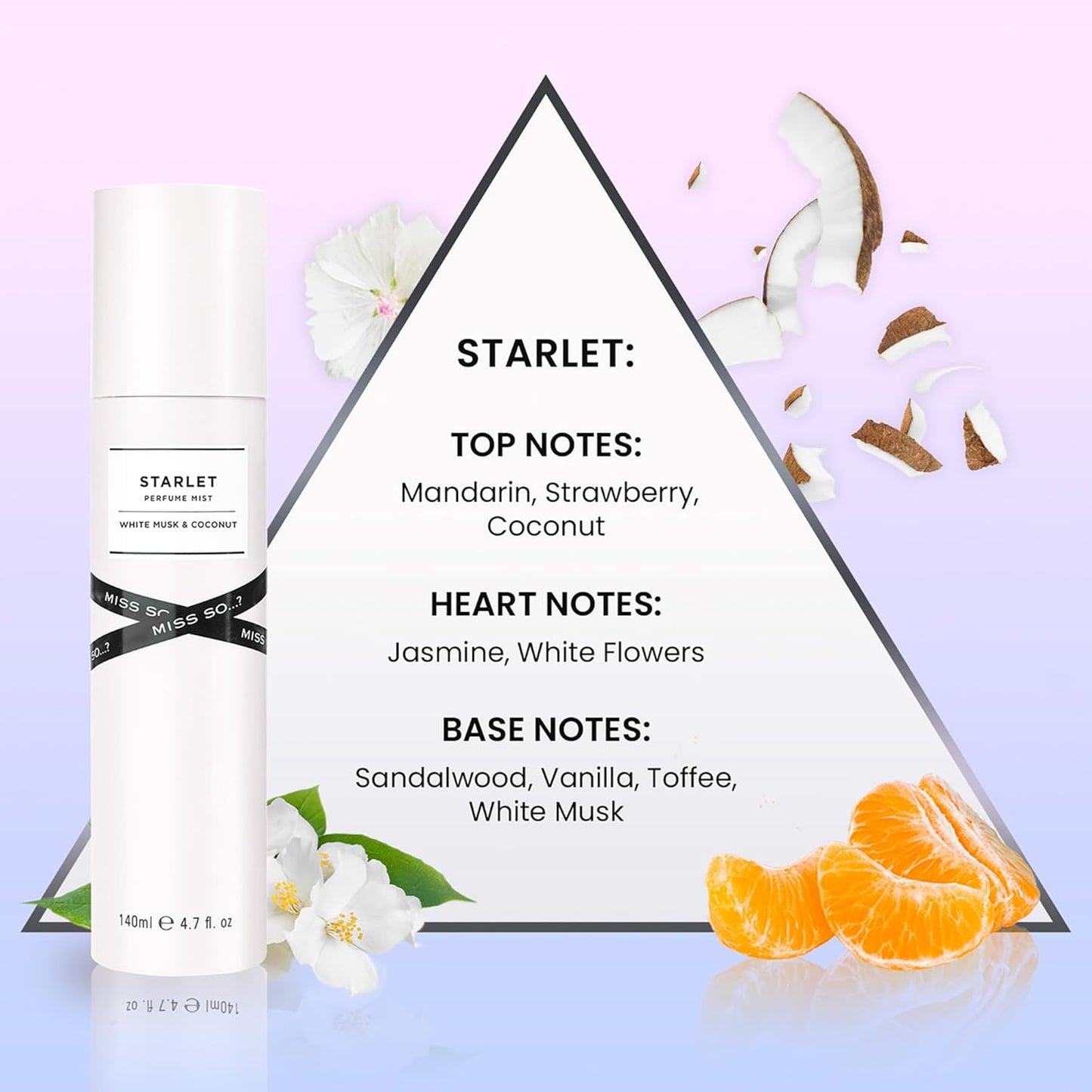 Starlet Perfume Mist by So…? Fruity, Musky, Woody Perfume - Lasting up to 6 Hours - Ideal Body Spray Gifts for Women - 4.7 oz