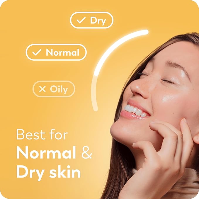 Moisturizer - Hydrating Face Cream for Dry Skin - Lightweight, Silky Texture - Collagen Boosting Peptides - Made in Japan - Wildflower Fragrance