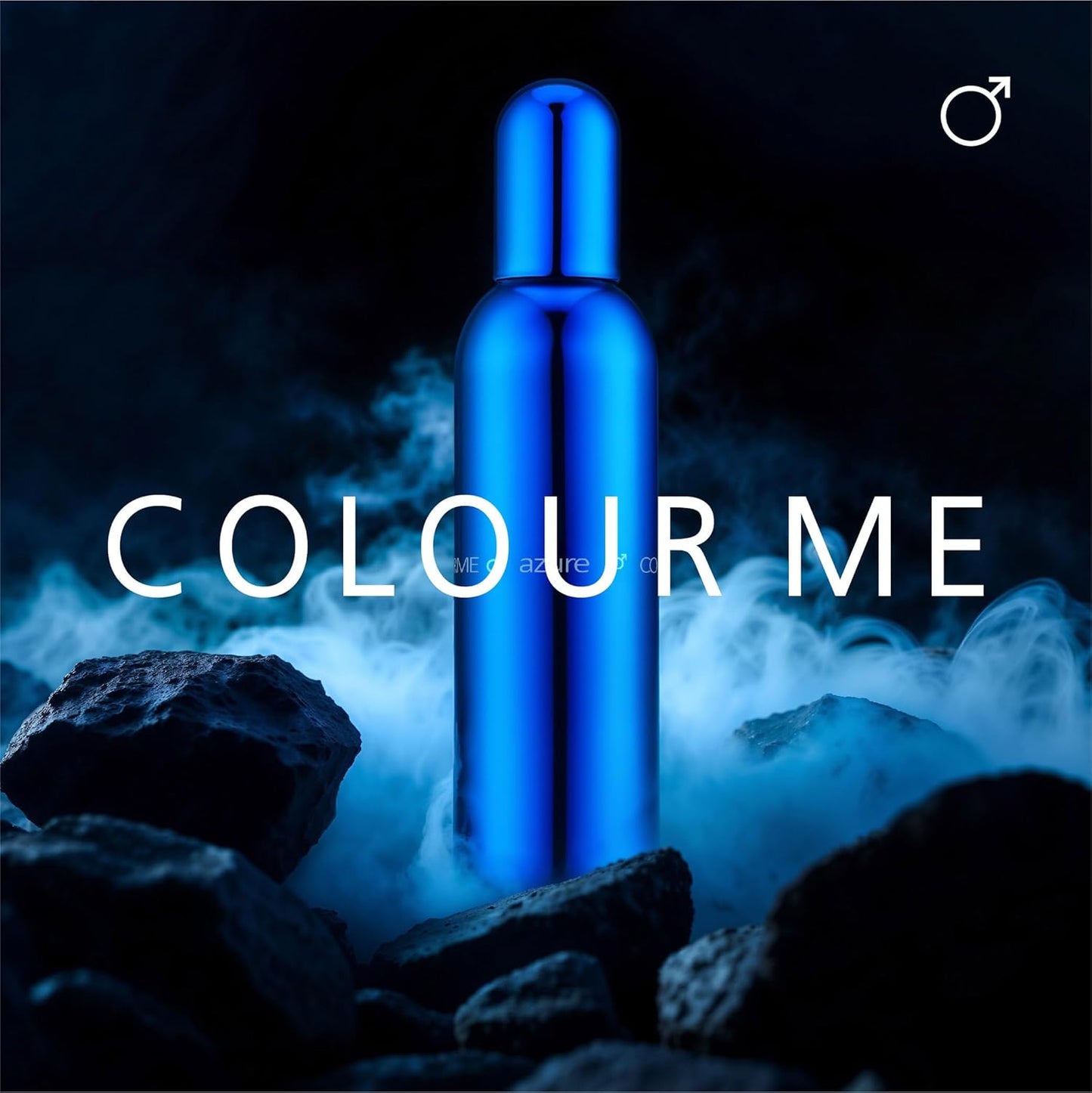COLOUR ME Azure Perfume. 100ml Eau de Parfum Men, Luxury Fragrance - Aftershave, Long Lasting Perfumes for Men by Milton-Lloyd
