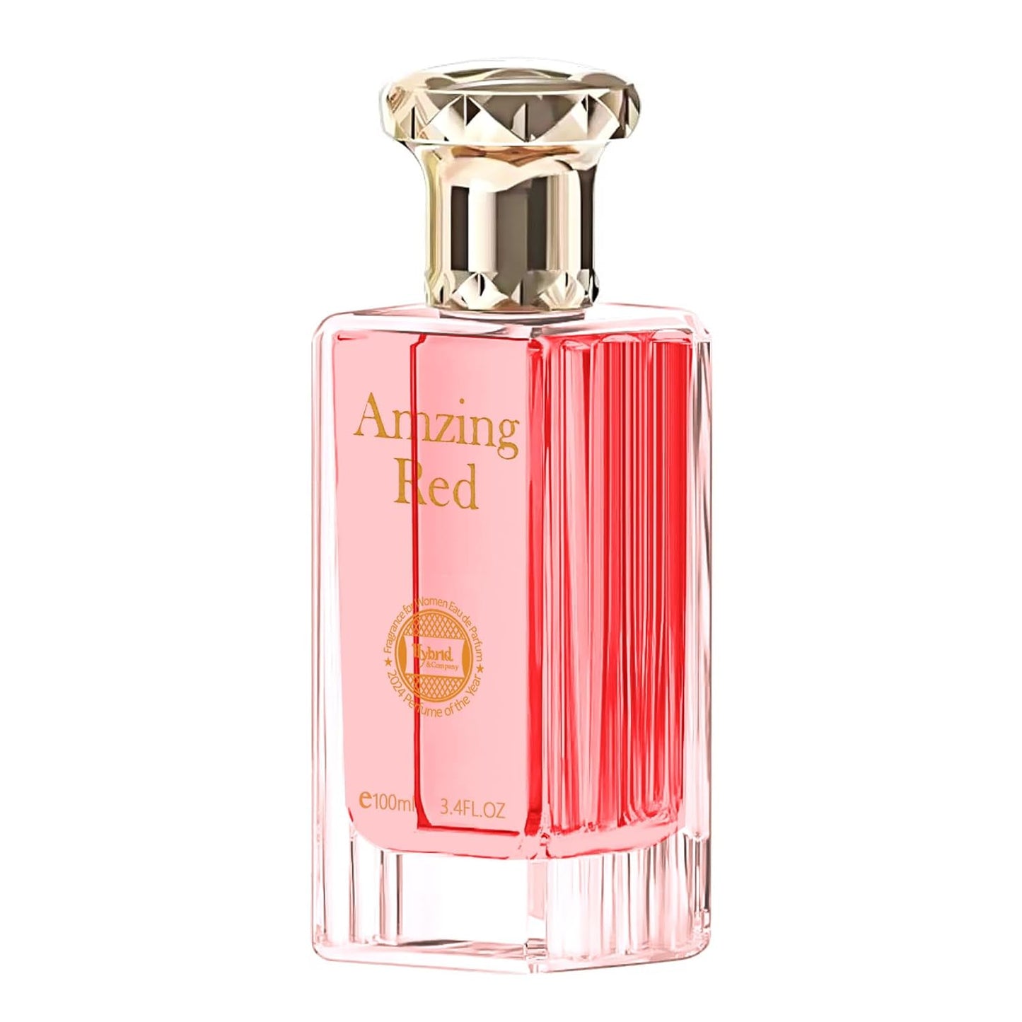 Hybrid & Company Women Amazing Red Eau De Parfum Vaporisateur Natural Spray 3.4 Fl Oz