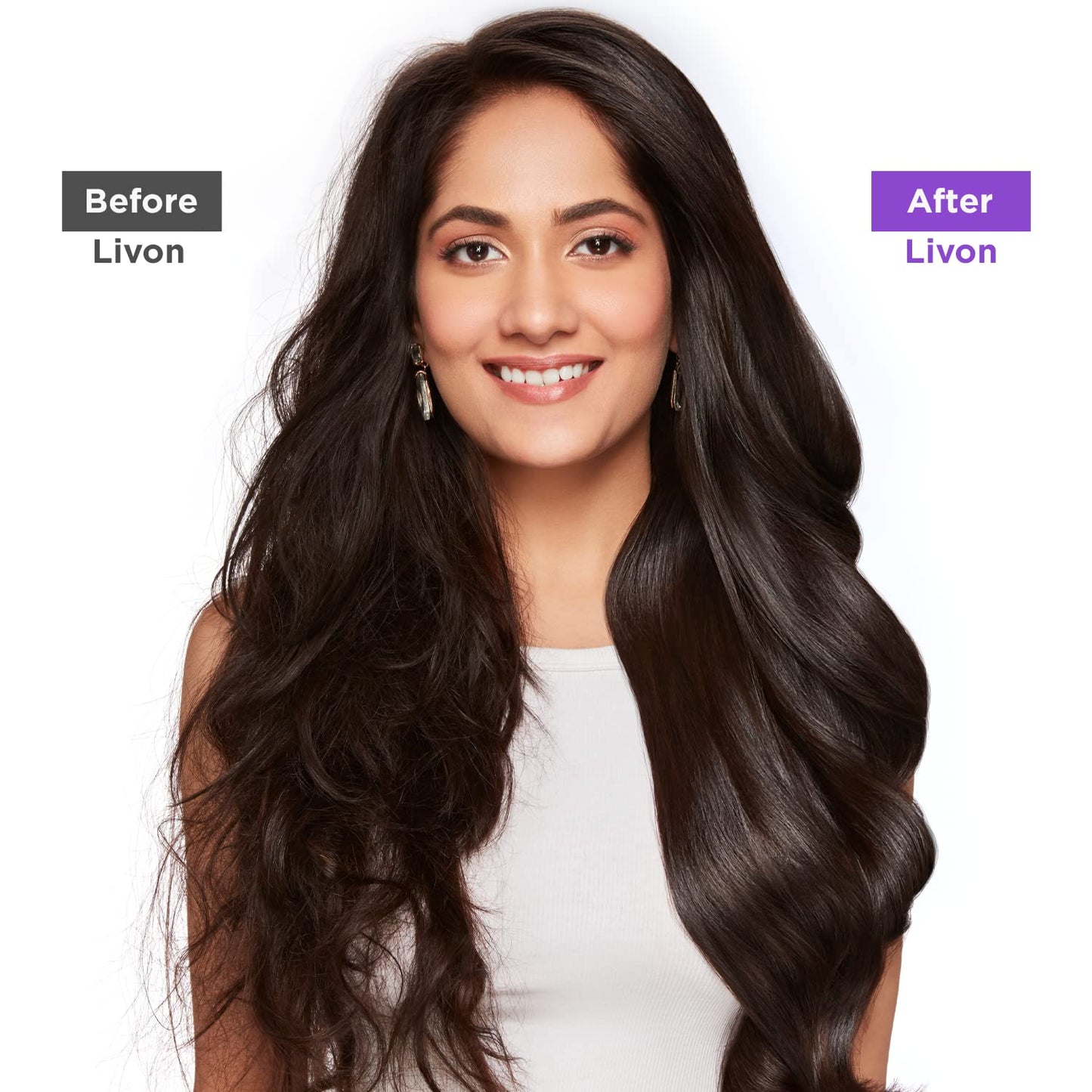 Livon Anti Frizz Serum with Vitamin E & Argan Oil| For Women & Men|For Dry & Rough Hair| 24 hour Frizz Free Smoothness | 3.3 Fl.oz.