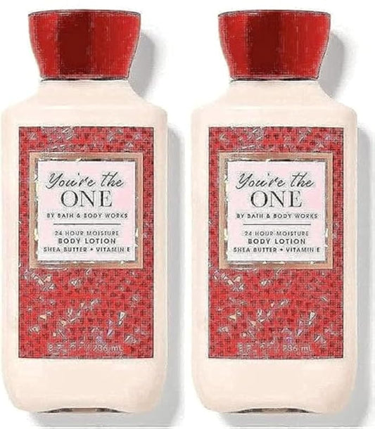 Bath and Body Works You're the One Super Smooth Body Lotion Sets Gift For Women 8 Oz -2 Pack (You're the One)