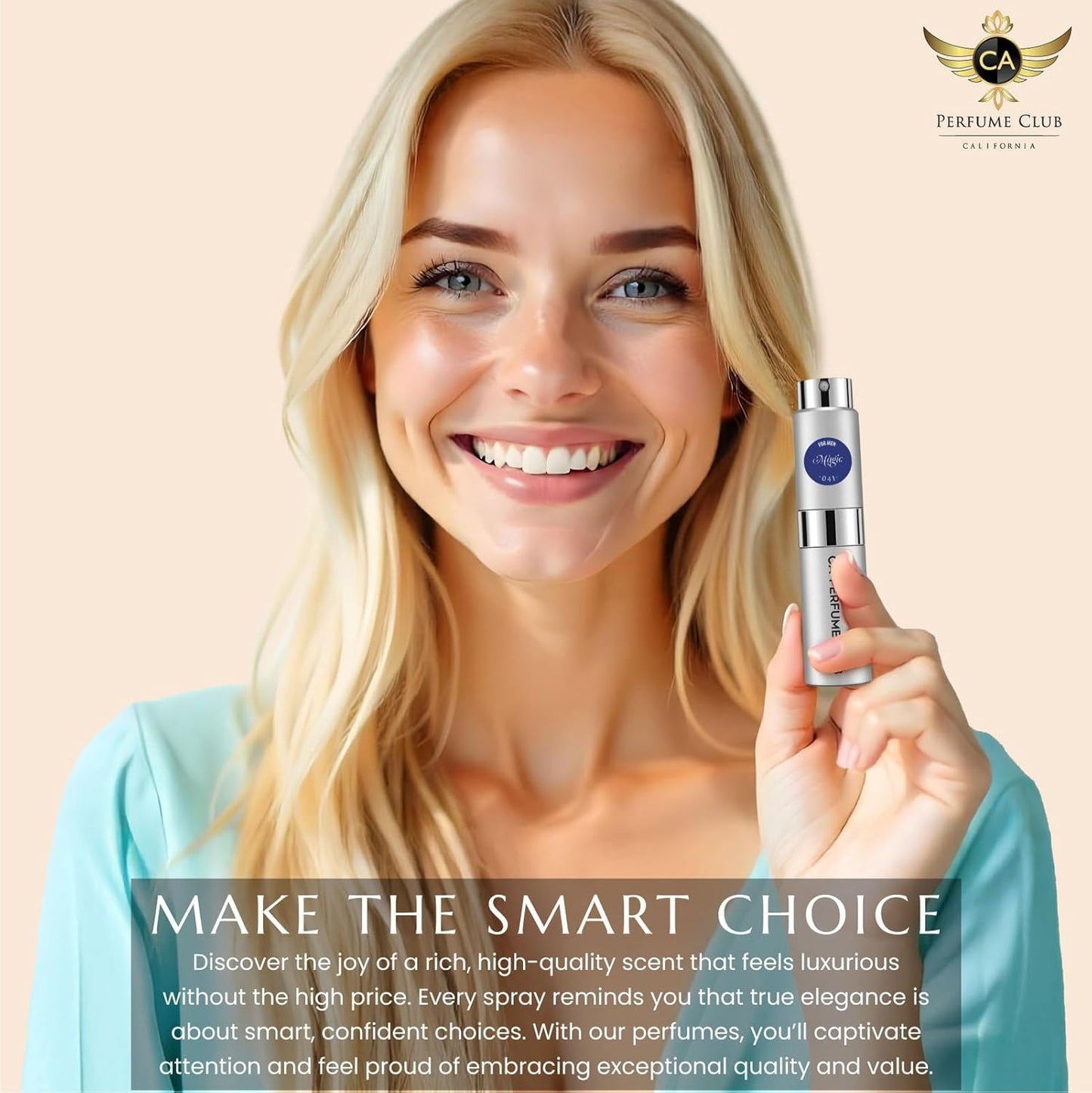 CA Perfume Impression of Ombre De Hyacinth for Women and Men Floral Scent Long Lasting Unisex Fragrance Eau De Parfum Travel Size Refillable Atomizer Spray 0.27 Fl Oz 8ml