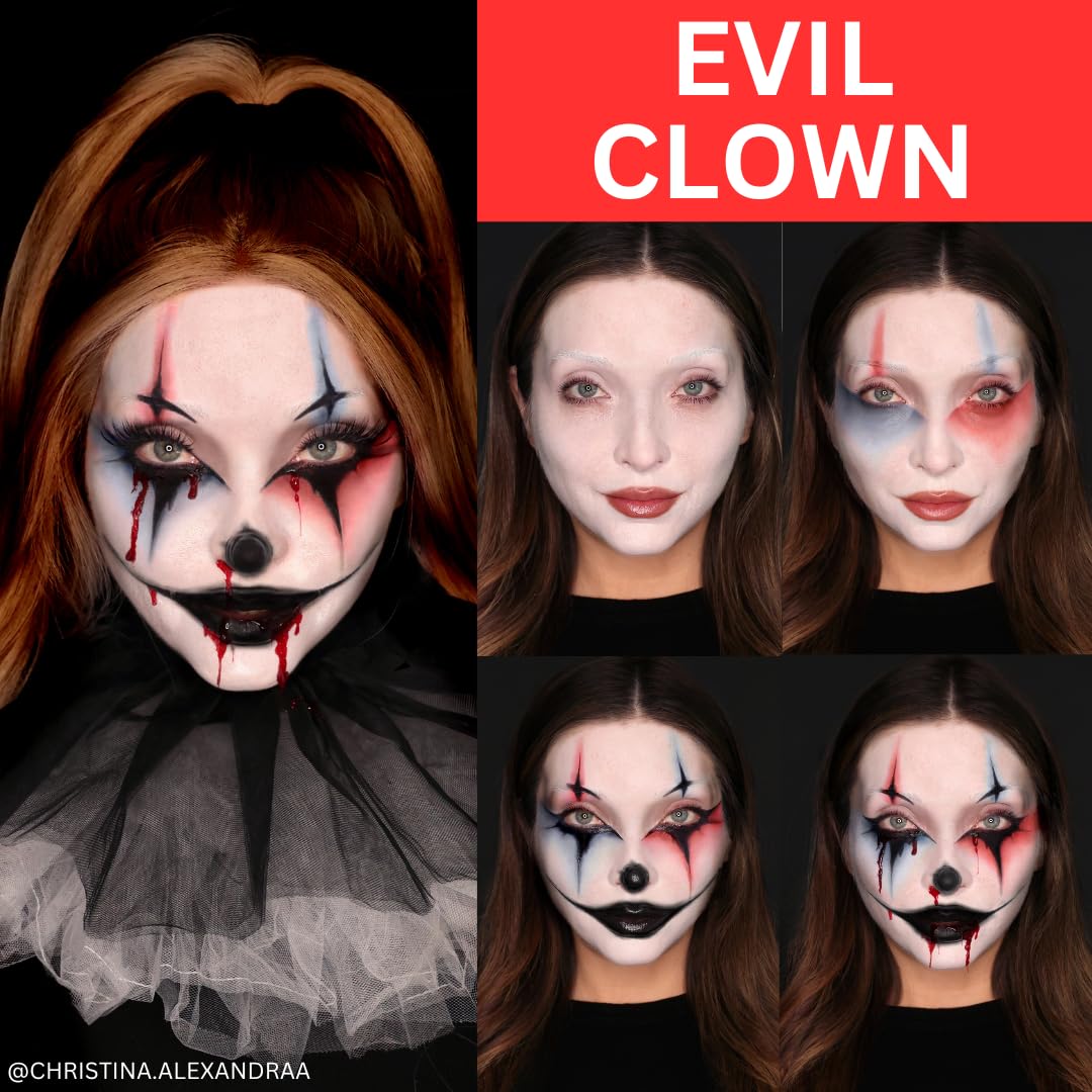 Mehron Makeup Premium Character Kit (Clown)