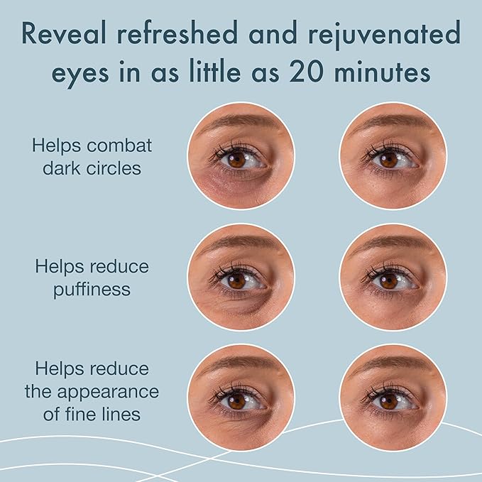 Blue Oasis Under Eye Patches for Puffy Eyes and Dark Circles - 30 Pairs Multi Pack Hydrating Hyaluronic Acid and Collagen Eye Care Gel Pads for Eye Bags, Relaxing Self Care Home Spa Gifts for Women