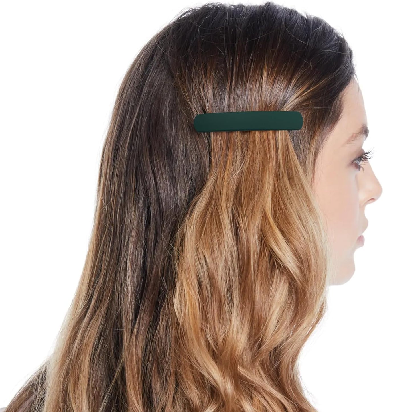 Matte French Design Hair Clips and Pins - 5Pcs Elegant Barrettes for Thin Fine Hair, Flat Accessories for Short to Medium Length Styles, Non-Slip and Secure