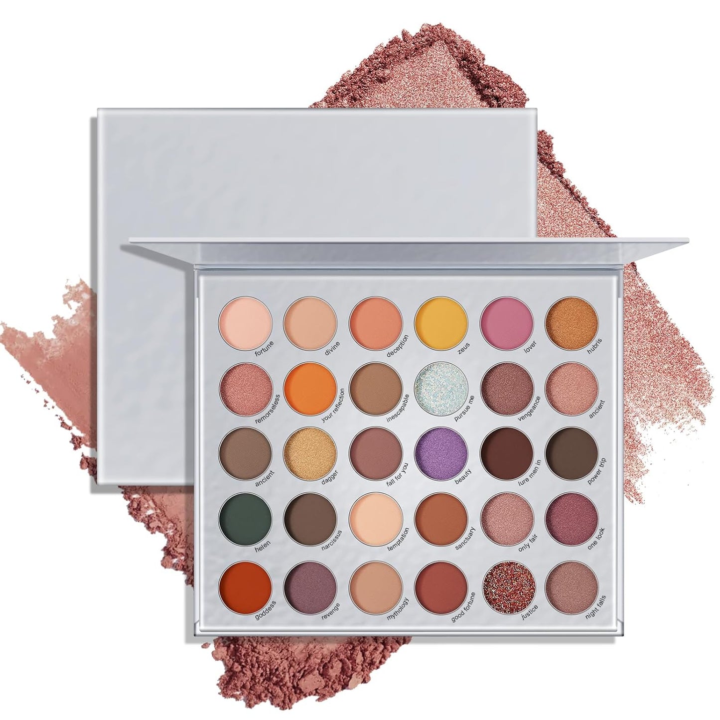 Eyeshadow Palette 30 Pigmented Matte Shimmer Eye Shadow Makeup Palette Glitter Long Lasting Waterproof