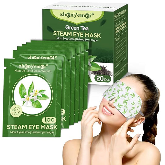 18 Pack Self Heating Eye Mask,6A Silk Cotton Material Steam Eye Mask, Self Heated Warm Compress For Fast Relief Of Dry Eyes, No Microwave Needed, Eye Treatment Products For Dry Eye Relief