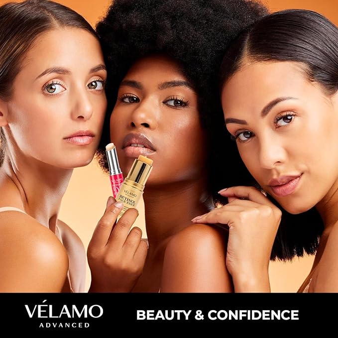 VELAMO ADVANCED Retinol Face Stick: Reduce Fine Lines Wrinkles and Uneven Texture - Retinol Cream Wrinkle Cream for Face Anti Wrinkle Cream Anti Aging Face Cream - 0.28 OZ/8g