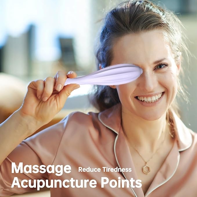 Silicone Facial Massage Roller, Face Massager Skin Lifting Tool Shapes Face Curves, Body Face Roller for Wrinkles and Skin Lifting Reduces Tiredness Promote Circulation for Women (Pink)