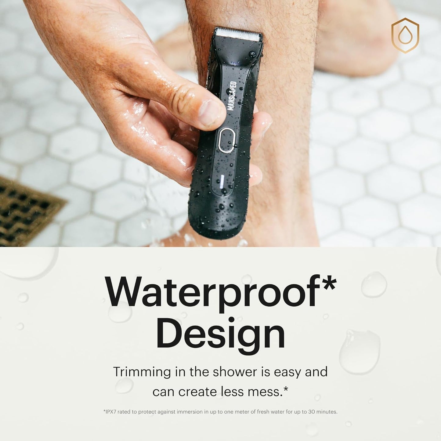 MANSCAPED® The Beard & Body Bundle Contains: The Beard Hedger® Premium Precision Trimmer & The Lawn Mower® 4.0 Men's Waterproof Electric Groin & Body Hair Trimmer