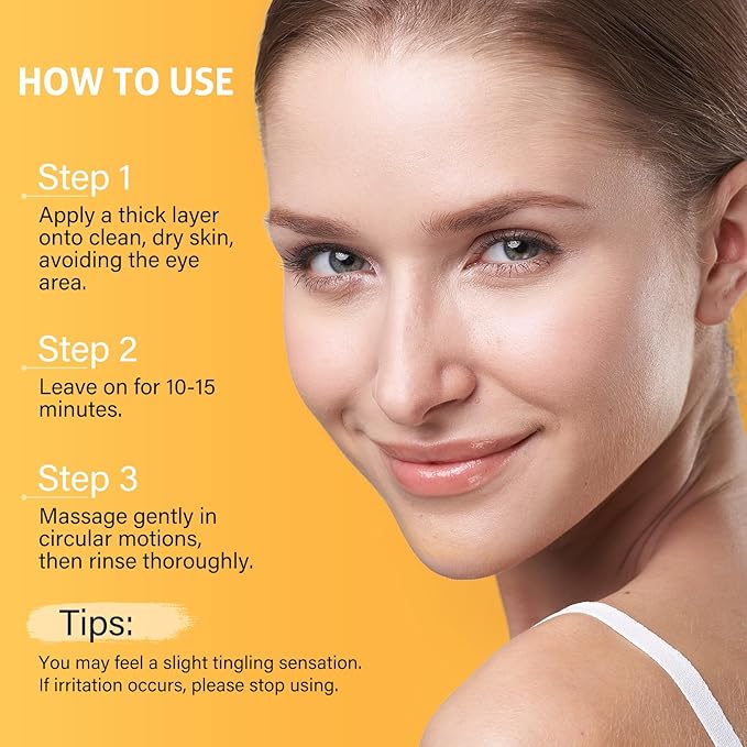 Pumpkin Enzyme Face Mask Skincare| Brightening Exfoliating Facial Mask For Dead Skin,Dullness Dark Spots, Uneven Skin Tone,Large Pores and Brightens Skin,Gift for Him & Her,100g/ 3.52 oz