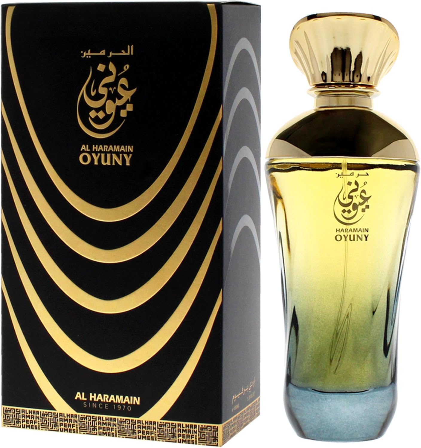 Al Haramain Oyuny - Arabian Perfume for Women - Long Lasting Floral Fruity Fragrance with Notes of Bergamot, Pineapple, Apple, Patchouli, Rose, Tobacco - Arabic Eau de Parfum - 3.33 oz EDP Spray