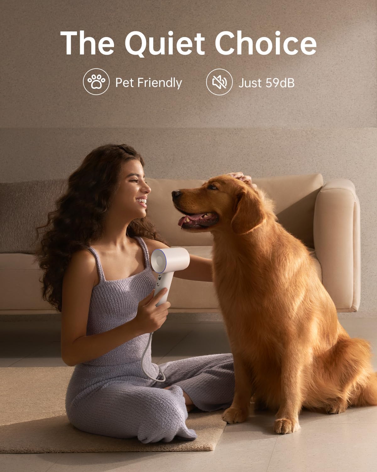 Laifen Swift Special Hair Dryer, High Speed 200M Ionic Blow Dryer with 110, 000 RPM Brushless Motor for Fast Drying, Low Noise, Hairdryer with Magnetic Nozzles