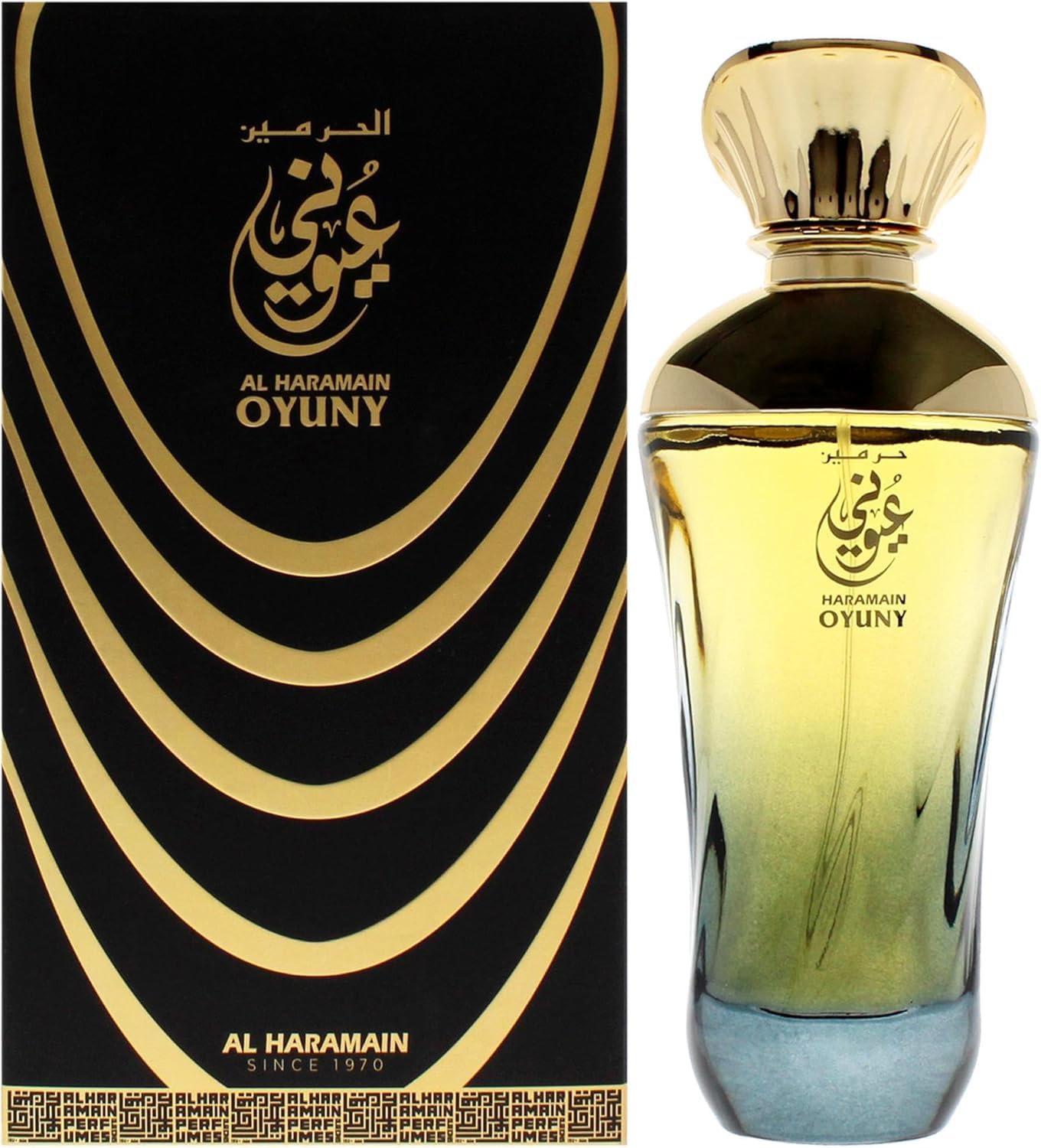 Al Haramain Oyuny - Arabian Perfume for Women - Long Lasting Floral Fruity Fragrance with Notes of Bergamot, Pineapple, Apple, Patchouli, Rose, Tobacco - Arabic Eau de Parfum - 3.33 oz EDP Spray