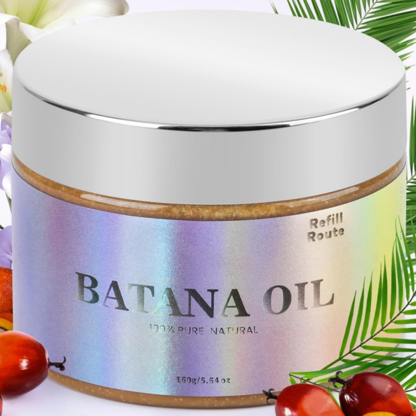Batana Oil for Hair Growth Dr Sebi Organic – 100% Natural & Chemical-Free – Aceite De Batana-Scalp Moisturizer, Hair Loss Treatment Hair Oil Mask for Thicker, Healthier Hair – 5.64 oz