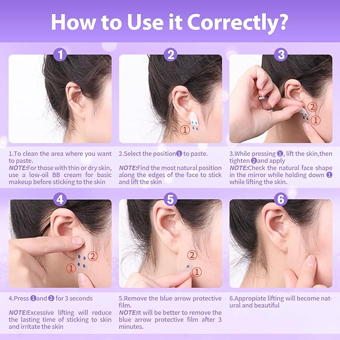 Face Tape Lifting Invisible,200PCS Face Lift Tape Invisible Neck Tape Face Lifter Tape Facelift Tape for Makeup Tape Instant Face Lift Facial Tape for Sagging Skin Double Chin