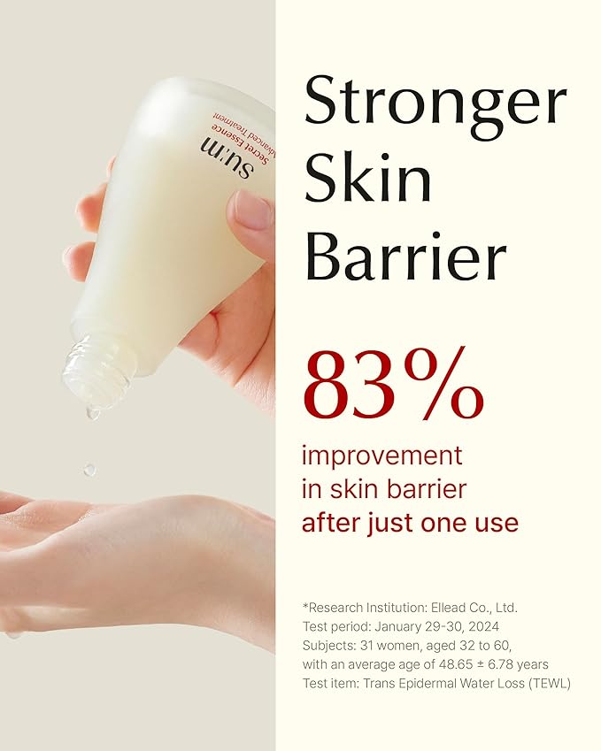 SU:M Secret Essence (1.01 fl oz) - Hydrating Serum for Skin Barrier, Elasticity, Vitality & Texture Enhancement. Korean Skin Care. Liquid Ceramide.