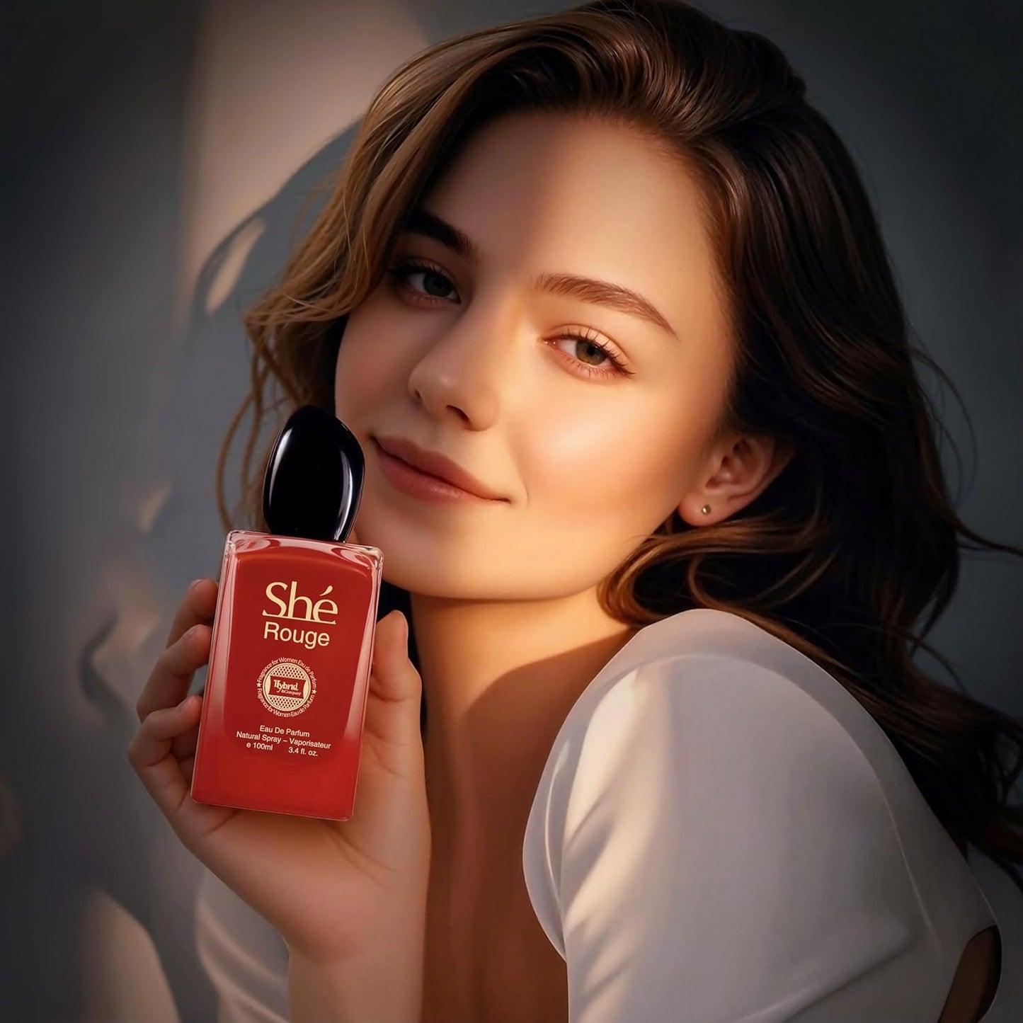 Hybrid & Company Women She Rouge Eau De Parfum Vaporisateur Natural Spray 3.4 Fl Oz