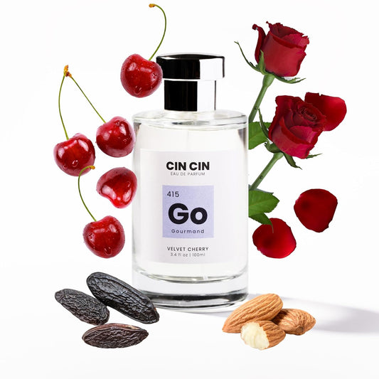Cin Cin Velvet Cherry Perfume for Women and Men - Gourmand 415 EDP 100ml Inspired by T.F's Lost Cherry Perfume - Long-Lasting, Paraben-Free, and Concentrated Eau De Parfum Fragrance